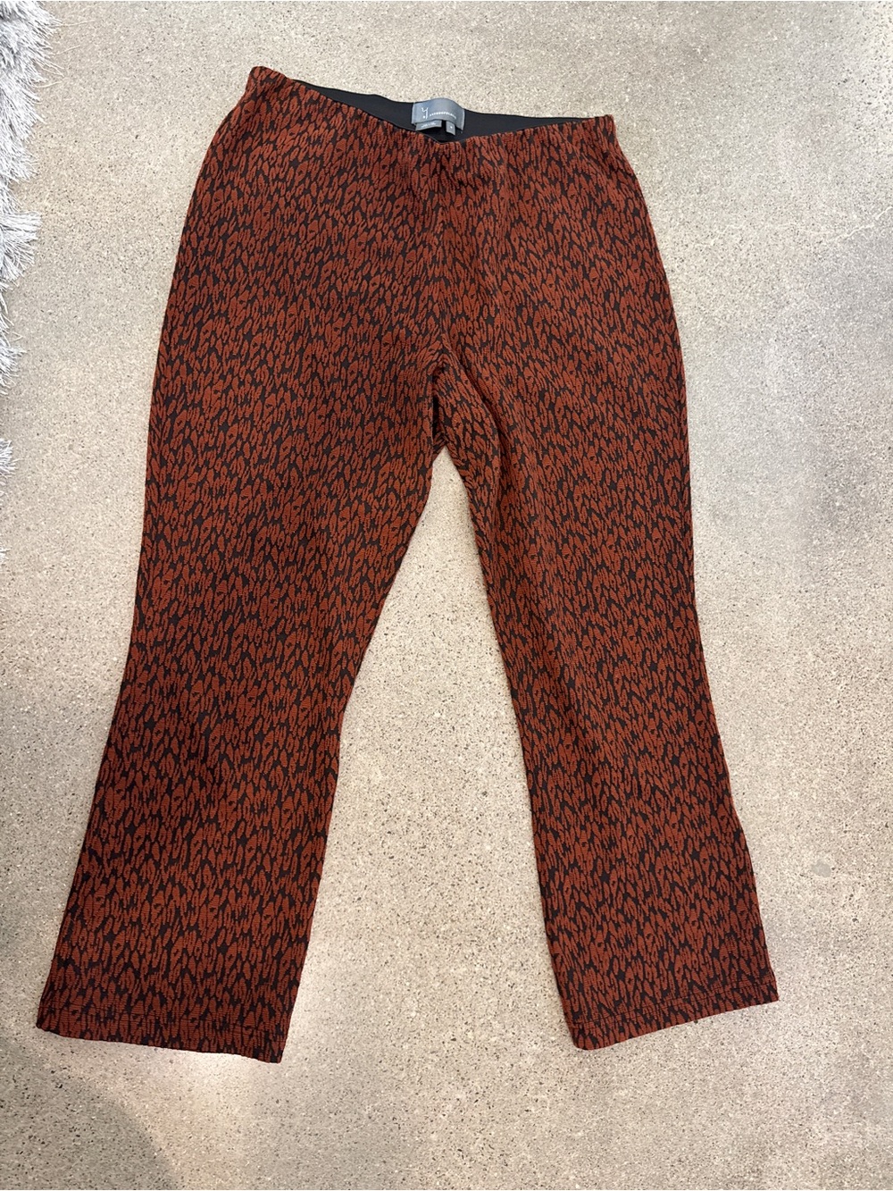 By Anthropologie Leopard Kick Flare